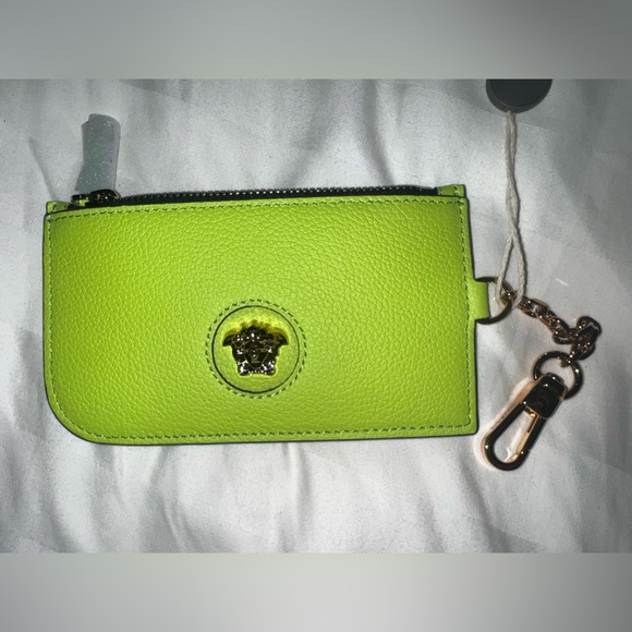 Versace Accessories - Versace Neon Yellow Cardholder